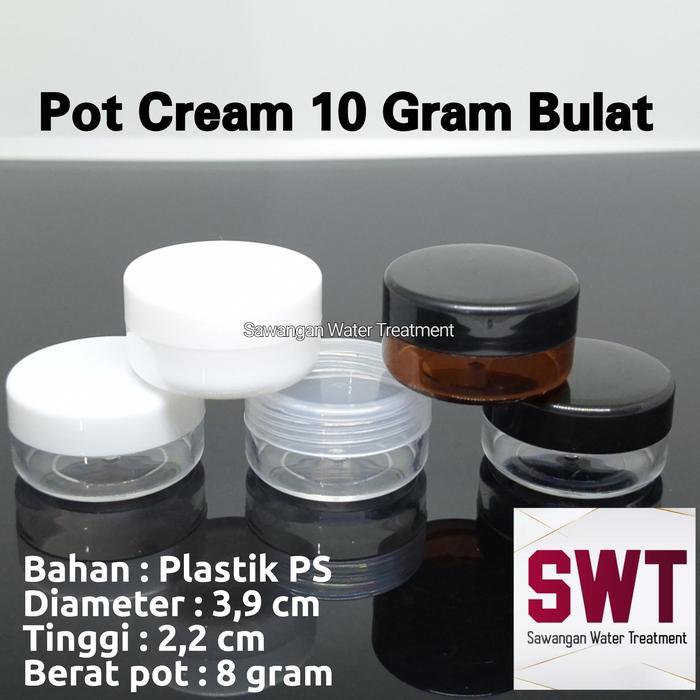 Pot Cream 10 gram bulat / Pot Jar 10gram / Pot cream 10gr Bulat