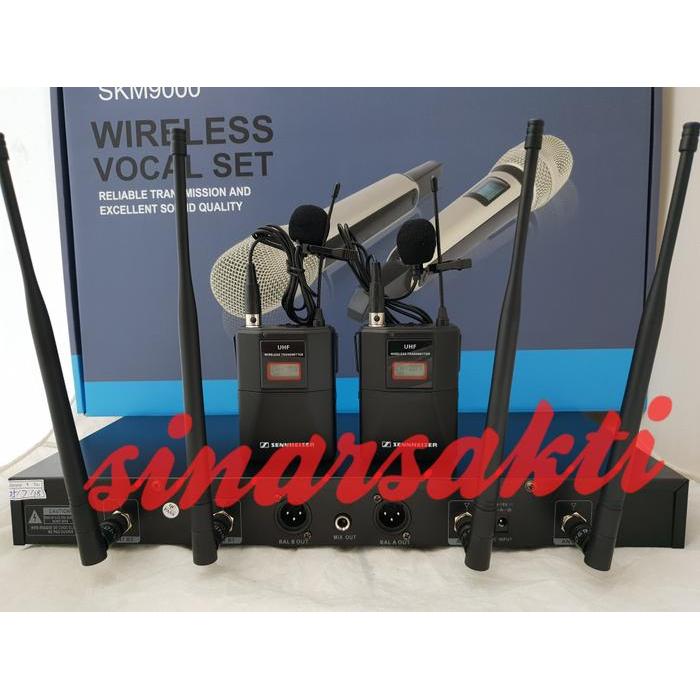 MIC WIRELESS SENNHEISER SKM 9000 ( CLIP ON + CLIP ON ) MULTI CHANNEL
