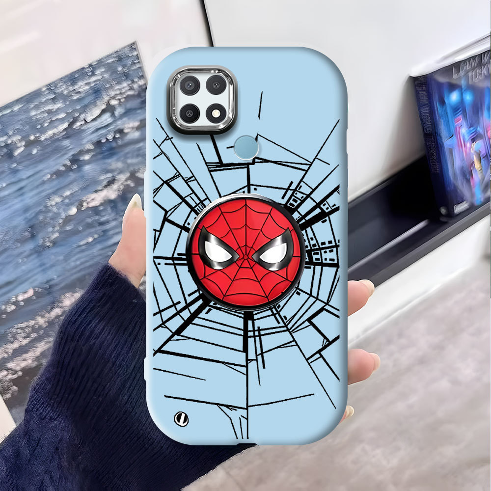 Casing Hp Untuk OPPO A15 A15S Silikon Soft Cassing SpiderMan PDD 5664 Softcase Phone Case Cesing Kes