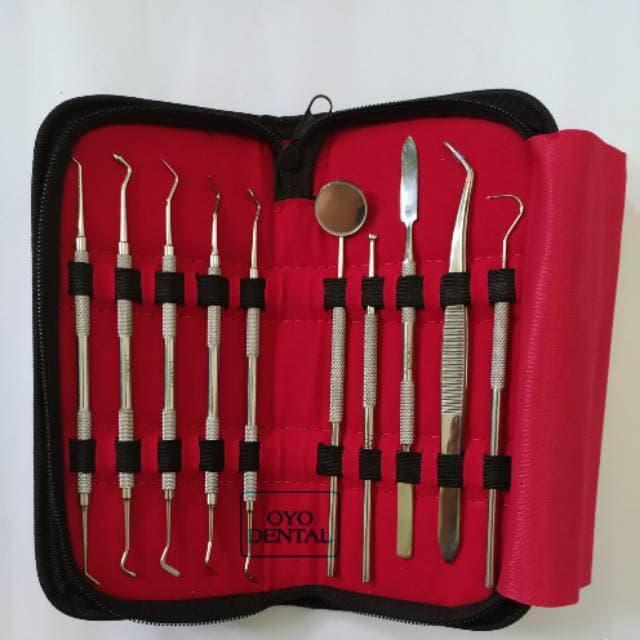 DENTAL INSTRUMENT INSTRUMEN KIT SET DIAGNOSTIC