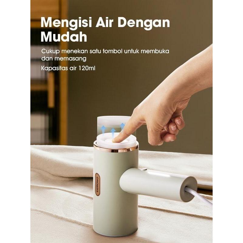 SAMONO Setrika Uap Portable Bisa Dilipat Baju Mini SW-GSG120 GSG120