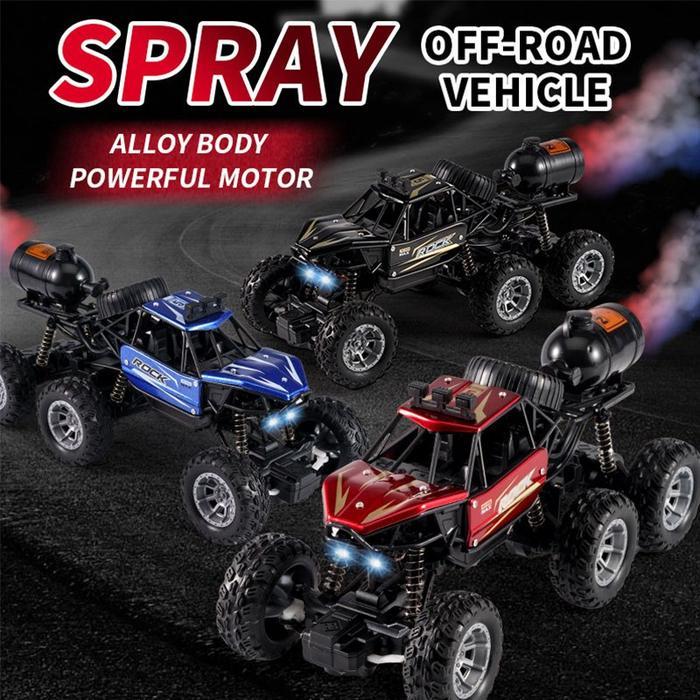 GIGITOY MOBIL REMOTE CONTRO 4WD ALLOY OFF-ROAD CAR MAINAN ROCK CRAWLER 6 RODA MAINAN ROCK CRAWLER 6