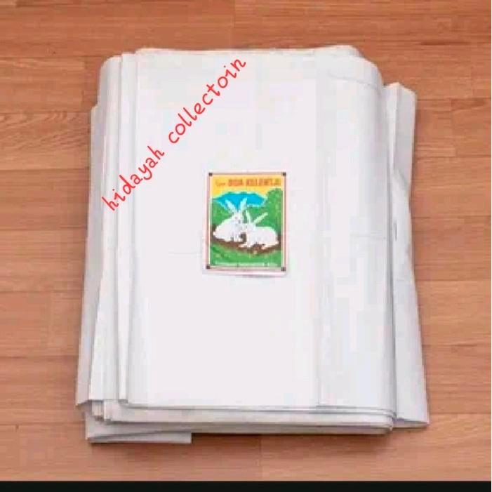 PER (Satu METER) lebar 90 cm kain kafan /kain MORI /kain belacu cap dua kelinci kualitas istimewa