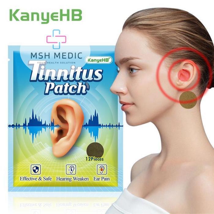 TINNITUS TREATMENT PATCH - PERAWATAN KESEHATAN TELINGA 12 LEMBAR