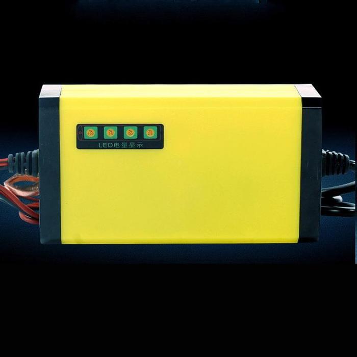 "New" Charger Aki Portable 12V 2A Motor Mobil Charger Aki Motor Kering Dan Basah LED Indikator car