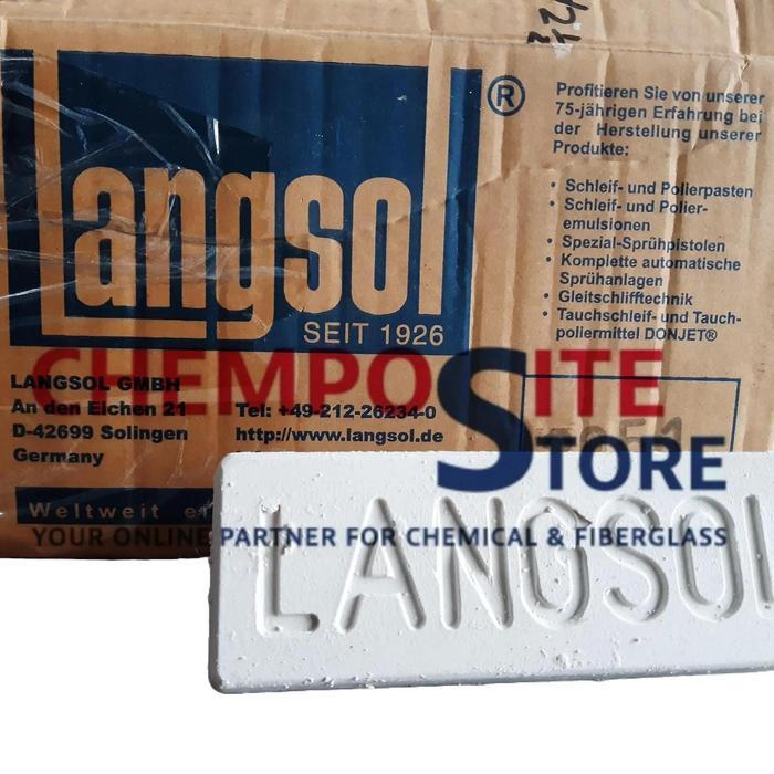 langsol batu putih poles stainless / batu poles asli Germany 1 BATANG