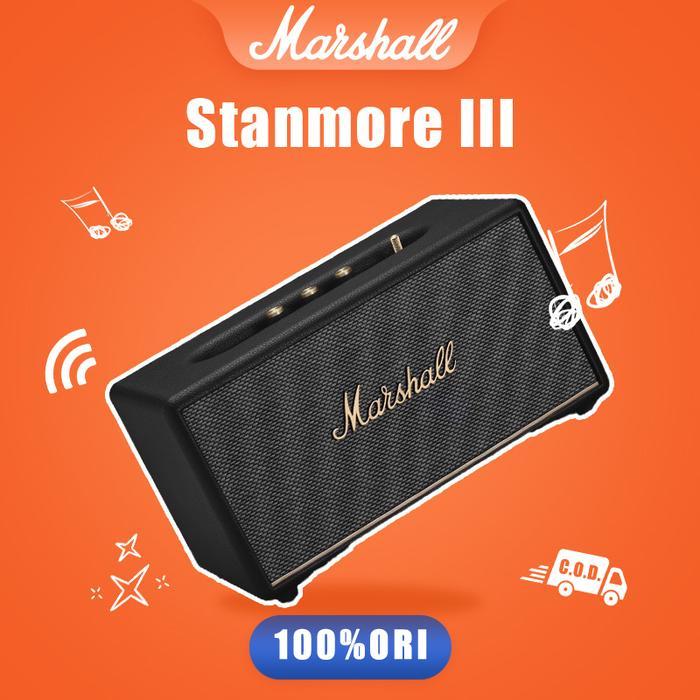 Original Speaker Marshall Stanmore III Portable Pembicara Marshall Wireless Bluetooth Speaker Home
