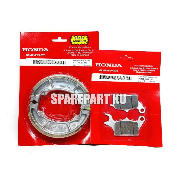 "New" (HEMAT) PAKET KAMPAS REM BEAT FI ESP POP VARIO 110 FI VARIO 125 150 / KAMPAS REM BELAKANG +