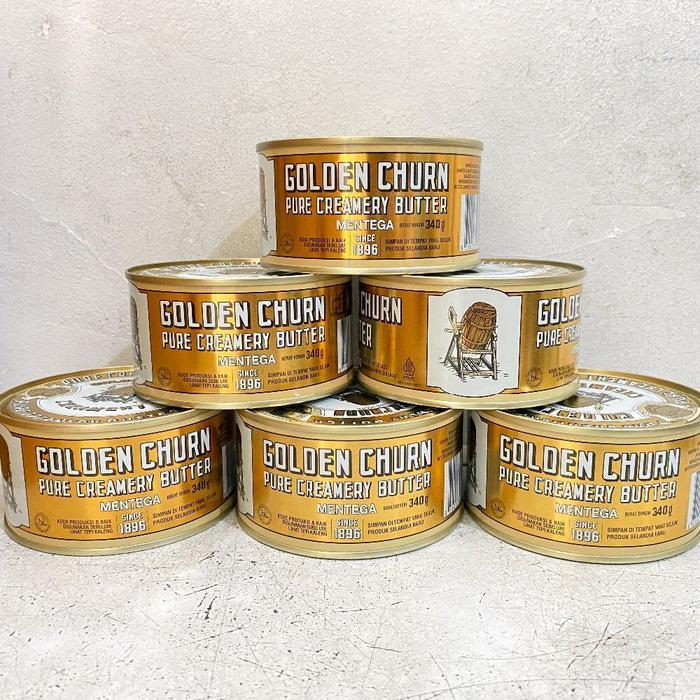 Golden churn creamery butter 340 gram butter golden churn pure creamery butter