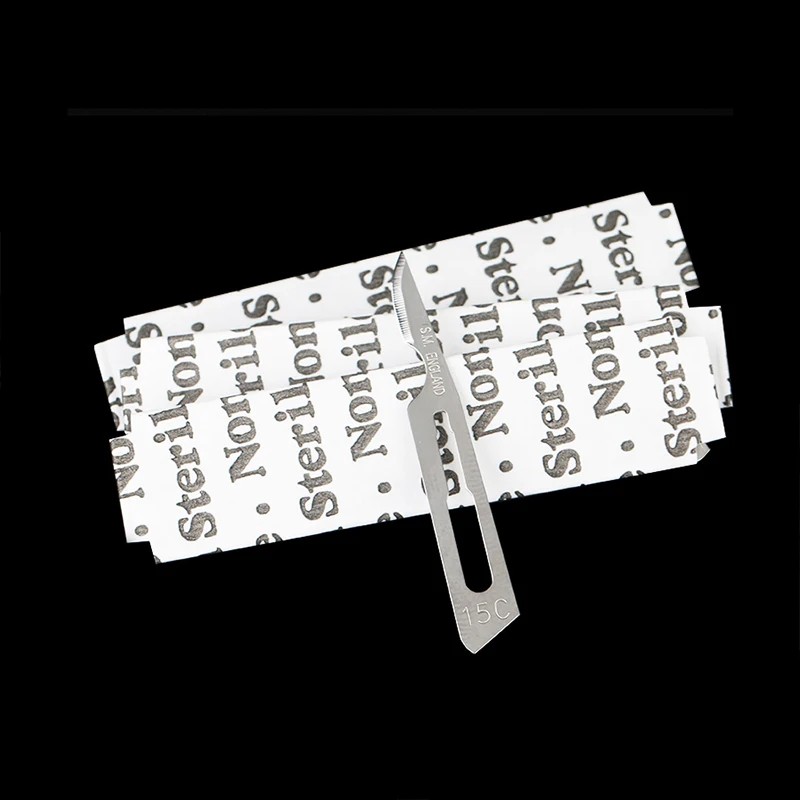 100Pcs Swann morton Carbon Steel Scalpel Surgical Blade 15C 11 15 11P 10 20 10A 12 21 22 23 18