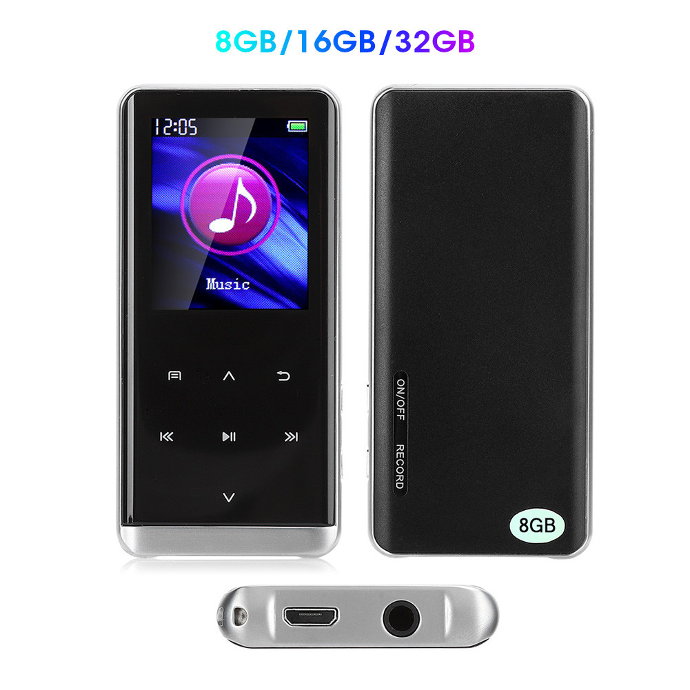 Bluetooth MP3 Player Mini MP4 Media FM Radio Recorder HIFI Sound Music Speaker HIFI Sound Music