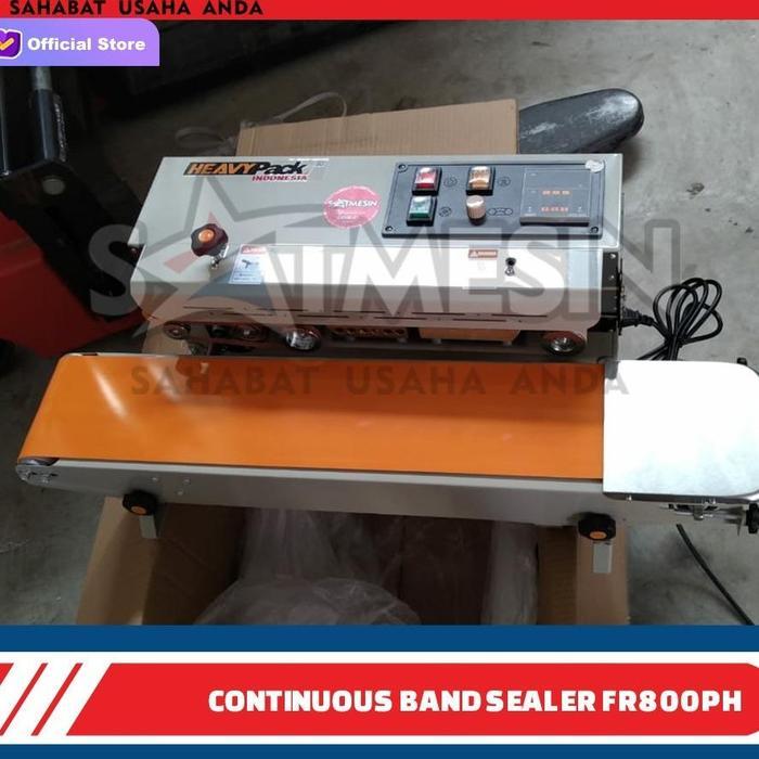 Continuous Band Sealer Mesin Segel Plastik FR-800PH HEAVYPACK FR800PH
