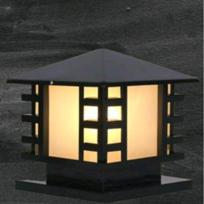 kap lampu pagar jumbo / lampu taman / lampu outdoor
