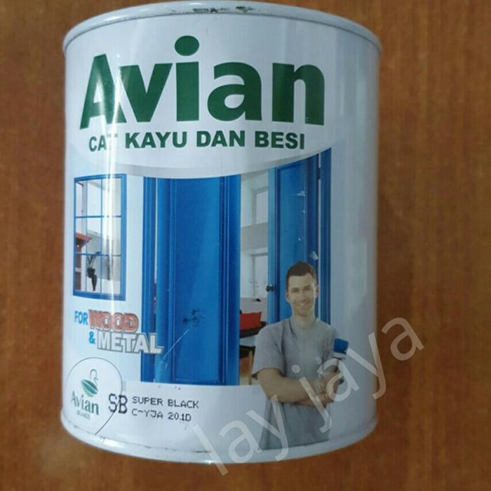 Cat Kayu Besi / Avian White Doff 0,9Ltr