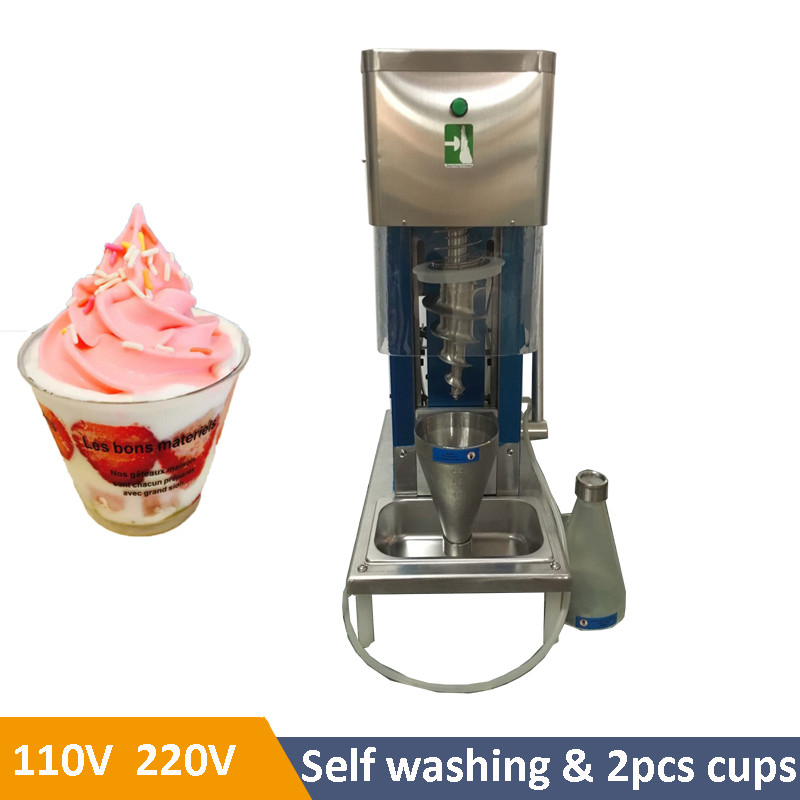 Freeze Fruit Yogurt Ice Cream Swirl Mixer Blender Real Ice Cream Maker Fruit Ice Cream Blender Mixer