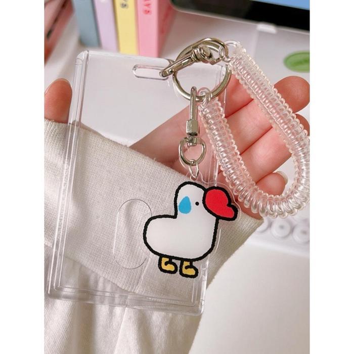 "New" Id card holder/photocard holder/Holder Id Card Acrylic DIY Id Card 2 Sisi Tempat Kartu