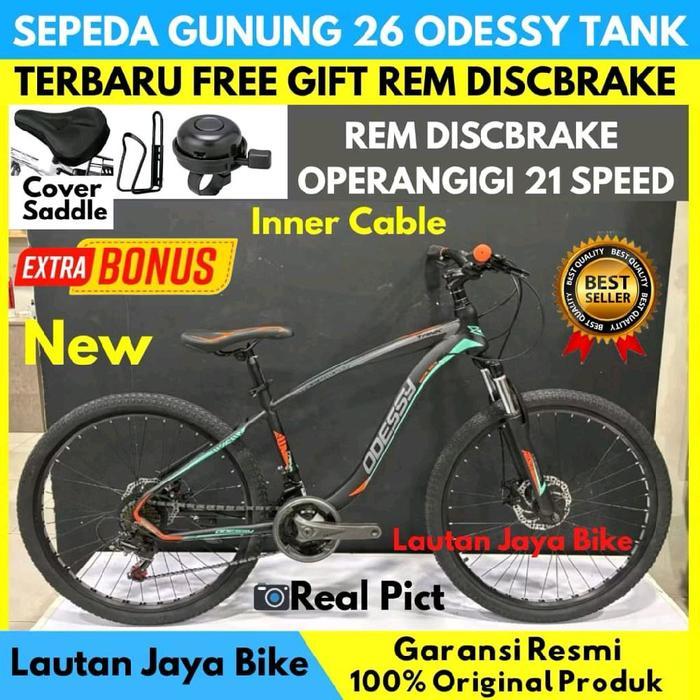 Promo Sepeda Gunung 26 Mtb Odessy Tank Rem Discbrake Operangigi New