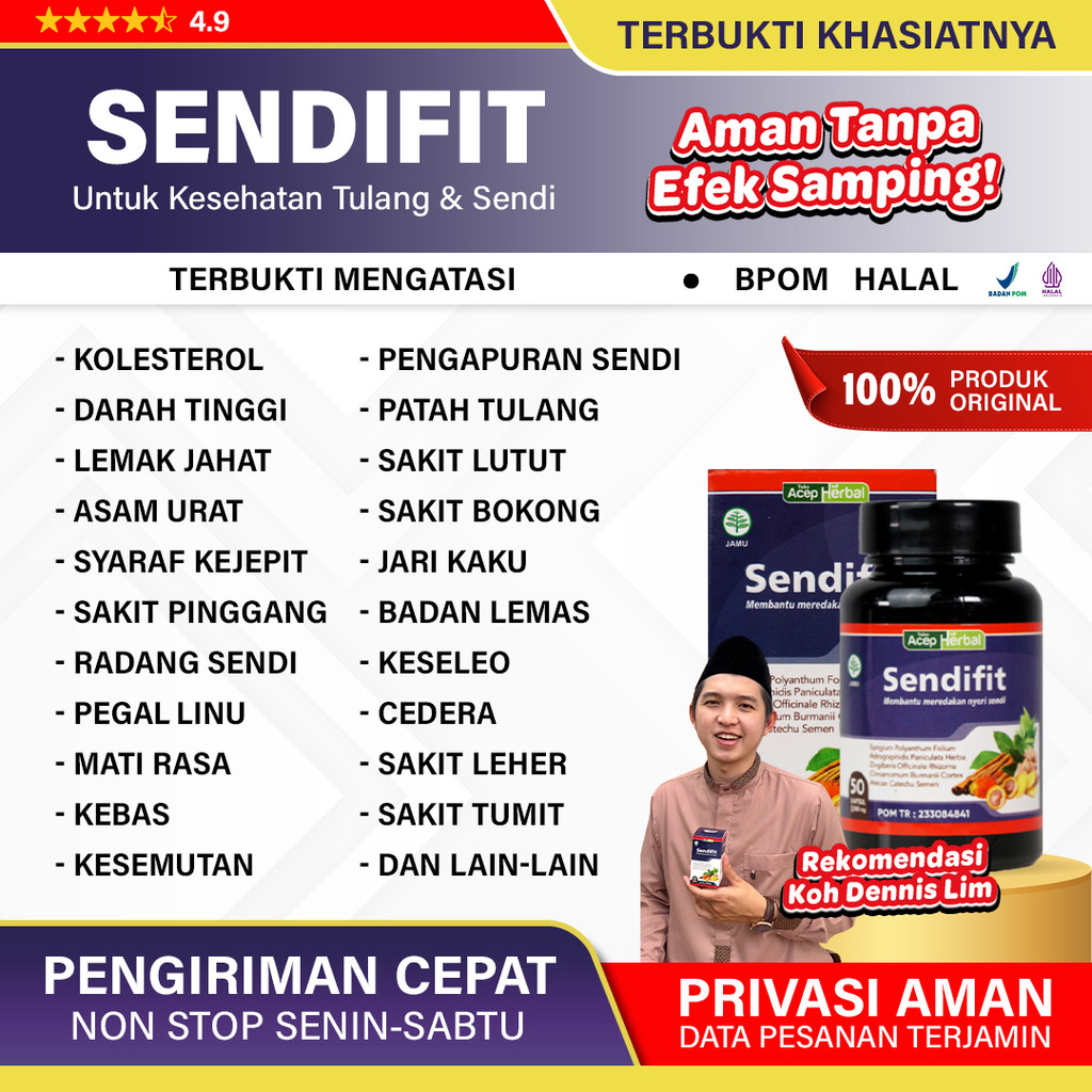 Obat Nyeri Tulang Bokong, Nyeri Saat Duduk, Nyeri Bokong | Kapsul Sendifit