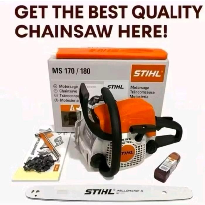 PROMO MESIN SENSO STIHL ORIGINAL (Asli) MS-170 /MS-180 CHAINSAW 16 INCH /MESIN SENSO STIHL ASLI UNTU