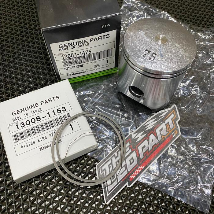 Piston Seher Set Ring B75 B 75 Ninja 150 R Rr Ss Original Kawasaki
