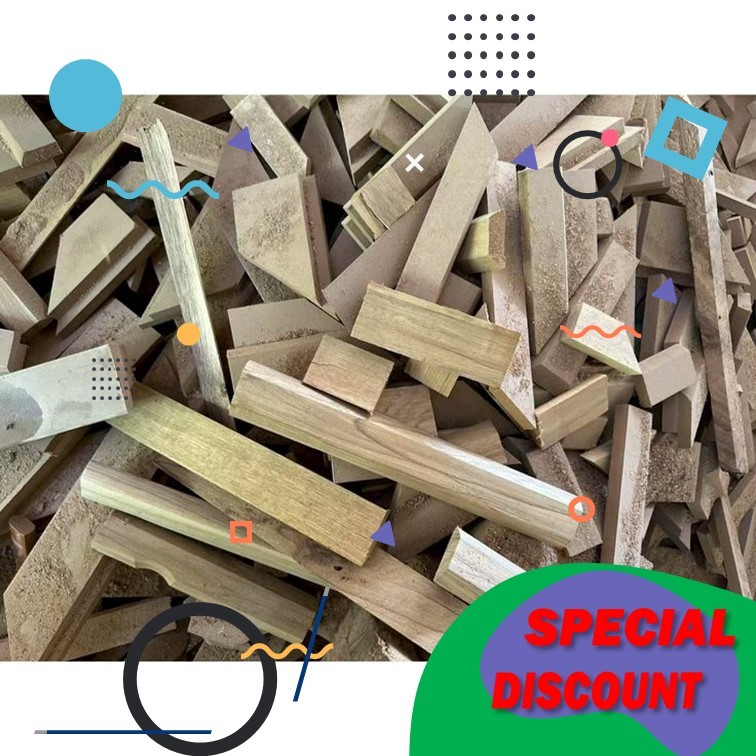 Kayu Limbah Kering untuk Panggang