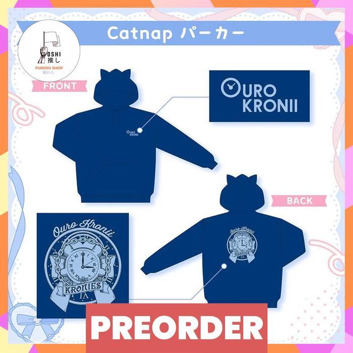hololive Japan Ouro Kronii 4th Anniversary Catnap Hoodie