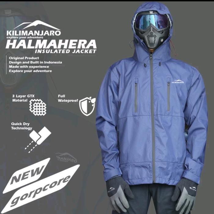 Jaket Gopcore Kilimanjaro Halmahera 3 Layer Waterproof - Jaket Goretex Kilimanjaro
