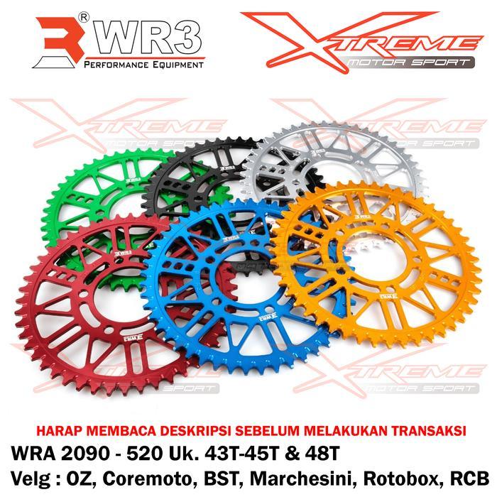 Gear Belakang Wr3 Wra 2090 - 520 Zx25R For Velg Racing Oz Marcehsini Rotobox Rcb