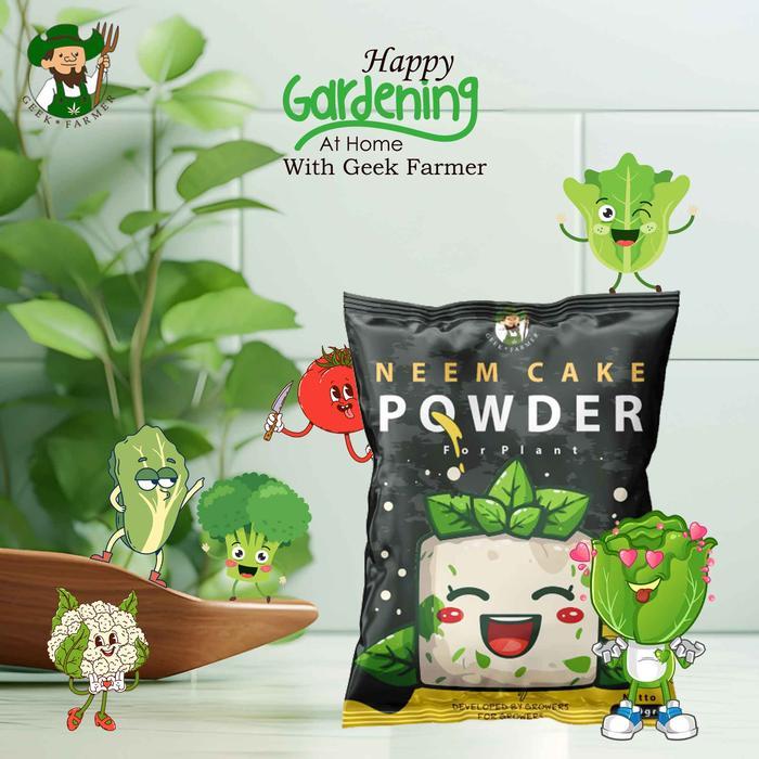 Geek Farmer - Neem Cake 150gr Pestisida Organik Pembasmi Hama Tanaman