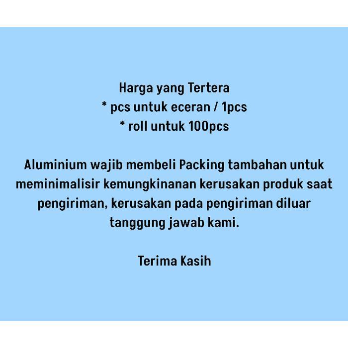 Isi 100 Pcs - Aluminium Tray Bx-5600 - Wadah Aluminium Foil Tray - Bx 5600