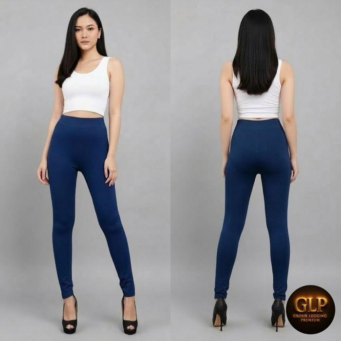 Legging Hw Wanita/Legging Lembut/Legging Panjang/Legging Tebal/Hw Hitam Lembut Nyaman Putih Pasti