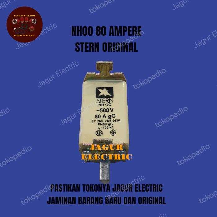 Nh00 80A 500V Fuse Stern Nh Fuse Terlaris