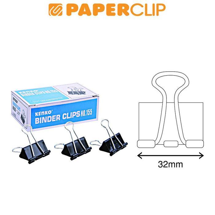 CLIP BINDER KENKO 155/BOX