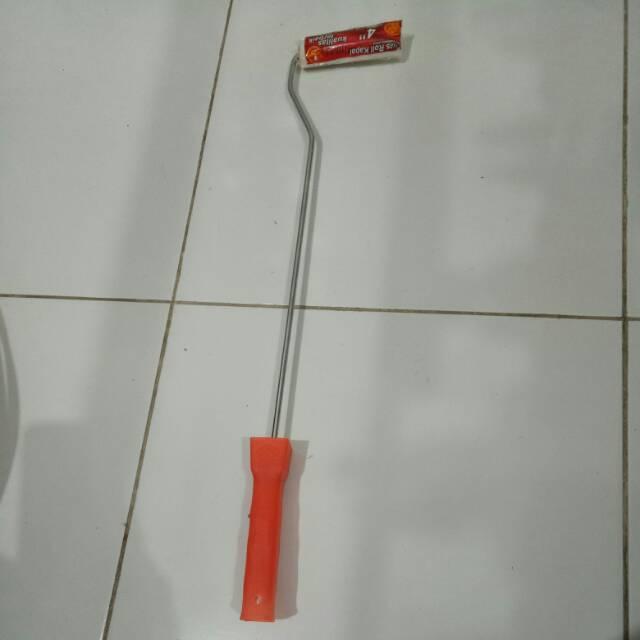 KUAS ROLL KAPAL 4" INCH - KUAS CAT ROL TEMBOK PAINT ROLLER Tembok Cat Kuas Rol Cat Kapal Koas Rol