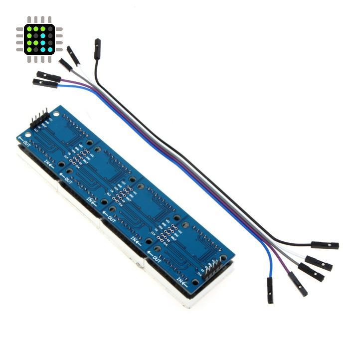 "New" 4in1 LED Dot Matrix Running Text Modul