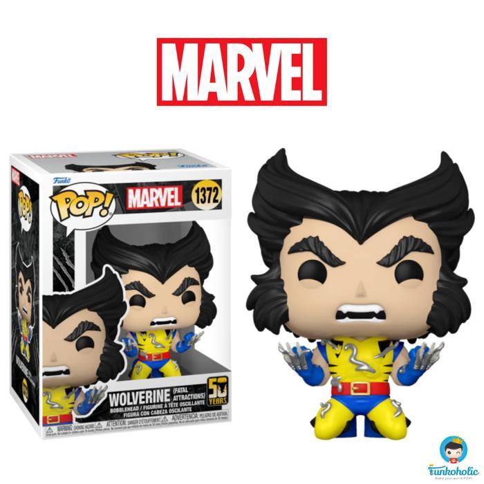 BERGARANSI Funko POP Wolverine: 50 Years - Wolverine (Fatal Attractions) #1372