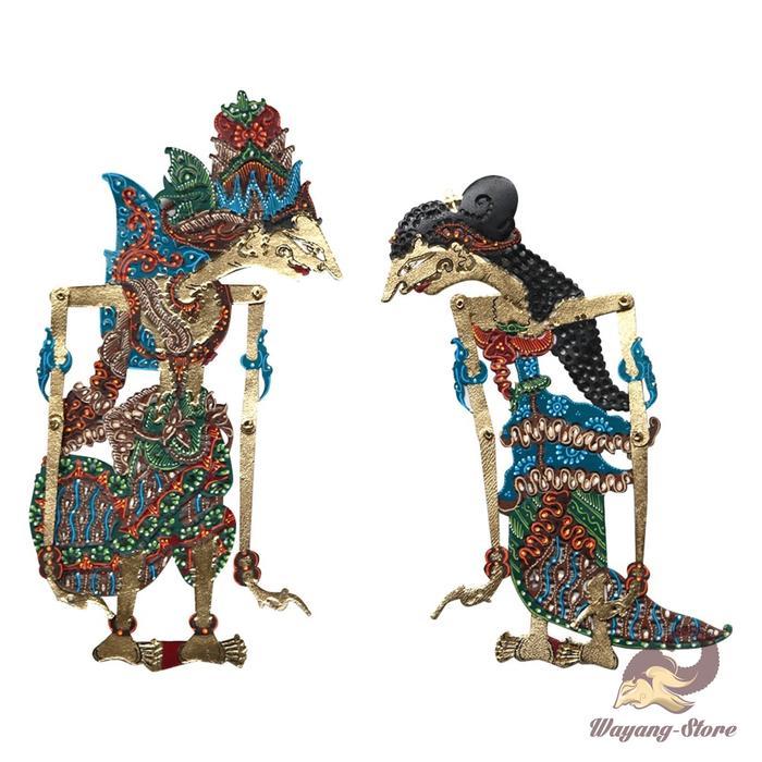 JTTOP" WAYANG KULIT RAMA SHINTA MAHAR 17 CM