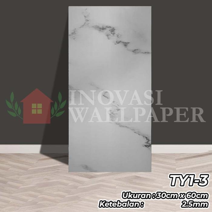 MNTB" PAKET 20 LEMBAR WALLPAPER DINDING STICKER DINDING VINYL MARBLE GRANIT WALLPAPER DINDING 3D 30