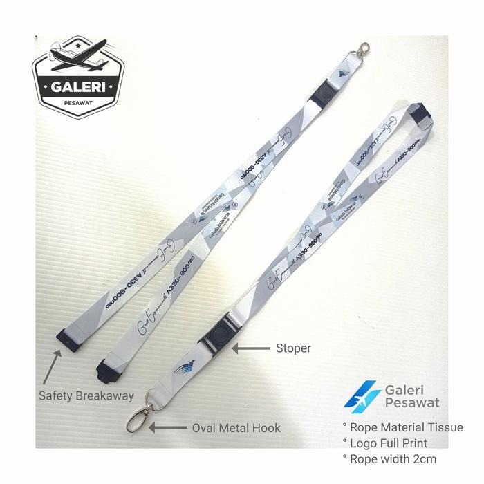 LANYARD / GANTUNGAN TALI ID CARD GARUDA INDONESIA A330-900 NEO