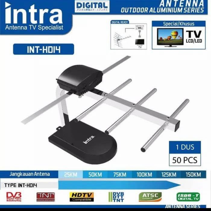 ANTENA DALAM INTRA TV INDOOR DIGITAL HD14 ( INTRA HD-14 ) DIGITAL TV