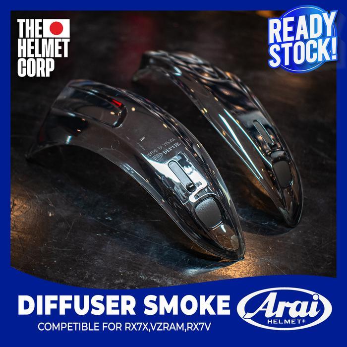 Diffuser Arai Rx7X Smoke Sparepart Arai Helmet Original