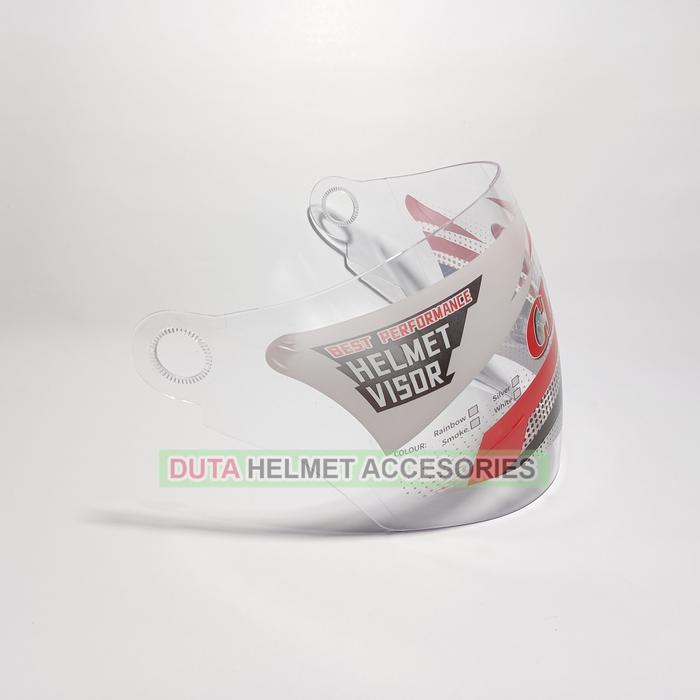 Kaca Helm Jpx Supermoto Visor Helmet Jpx Supermoto Nmax Pelangi Bening Hitam