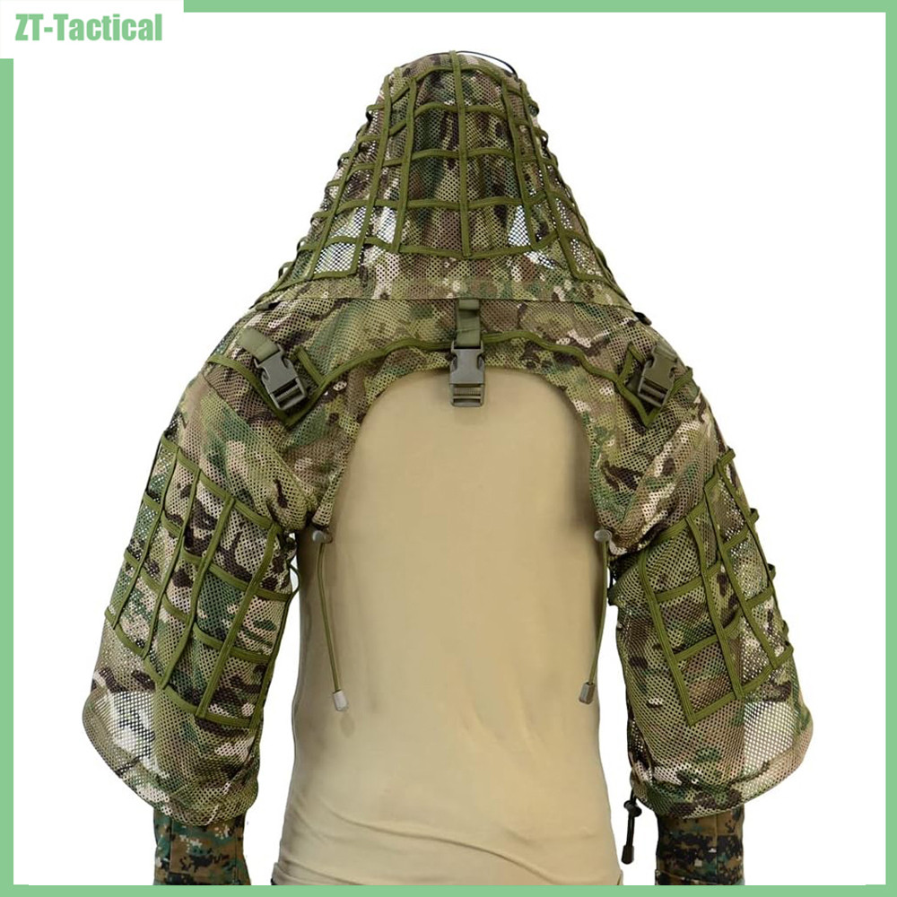 Ghillie Suit Foundation Tactical Sniper Coat Viper Hoods Camouflage Clothes For Airsoft Paintball