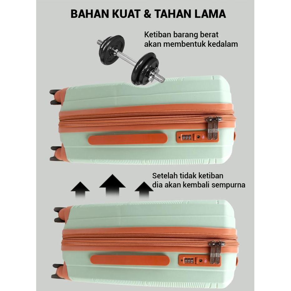 Parkson Koper Pp743 Expandable Tsa Lock 007 Koper 22 Inch Kabin 26 Inch 30 Inch Bagasi / Koper