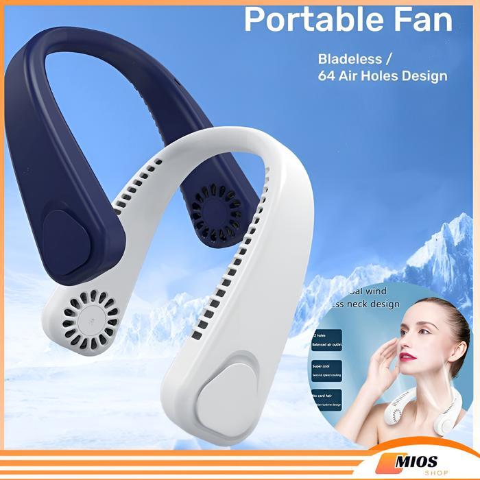 neck fan kipas angin gantung leher /Kipas angin portabel Kipas angin mini isi ulang yang dipasang di