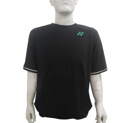 YONEX MEN'S ROUND NECK T-SHIRT # RM-S092-1743-178P-19-S JET BLACK - L
