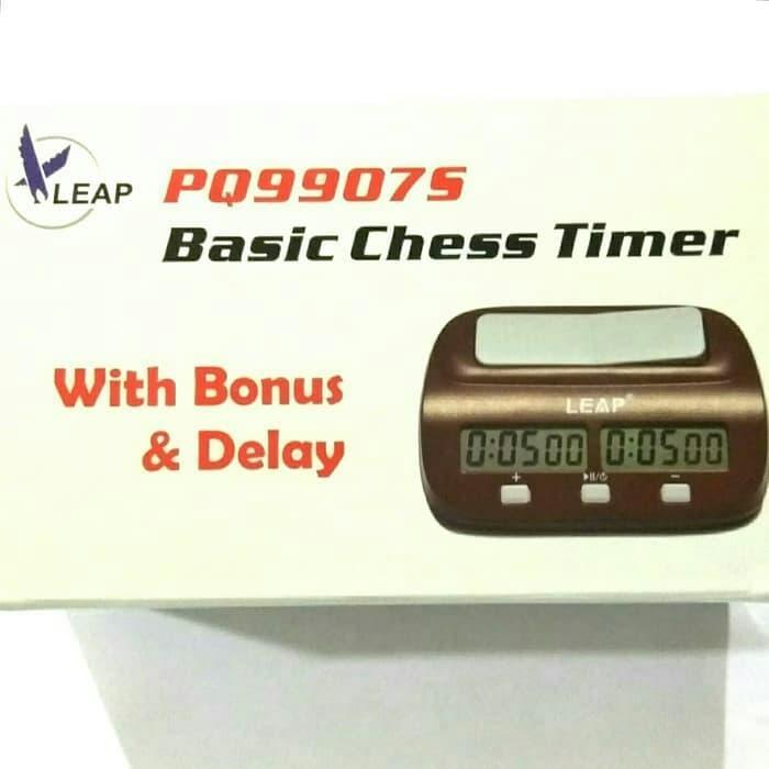 Jam Catur Digital Pq9907S Basic Chess Timer With Bonus And Delay Pasti Diskon
