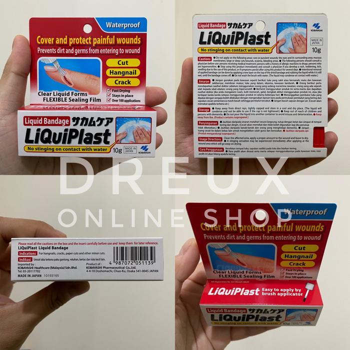 [Import] Kobayashi Liquiplast Liquid Bandage 10Gr Made In Japan