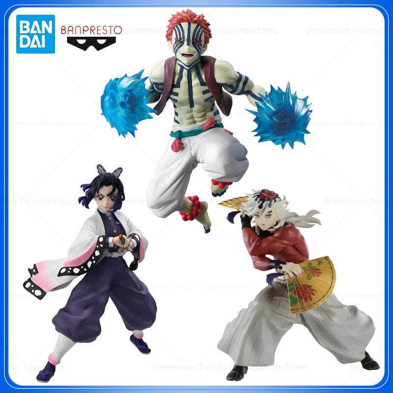 In Stock Bandai Banpresto VIBRATION STARS PLUS Anime Demon Slayer Douma Iwaza Shinobu Kocho Action