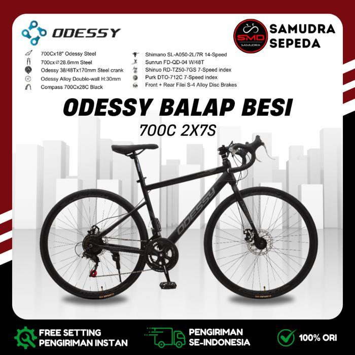 Sepeda Balap RoadBike ODESSY 700C 1010S / 1011 // EVERGREEN GRAVEL JAZZ // EVERGREEN GRAVEL BOSTON R